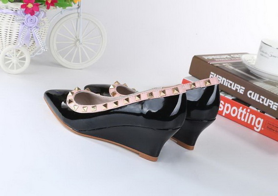 Valentino Shallow mouth wedge Shoes Women--008